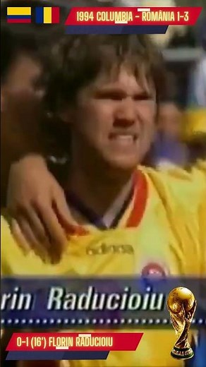 GOL RĂDUCIOIU, ROMÂNIA - COLUMBIA 3-1, 1994. START LANSAT LA CUPA MONDIALĂ DIN AMERICA
