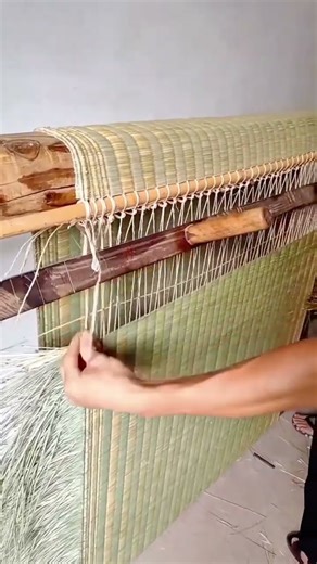 Hand Weaving Straw Mats