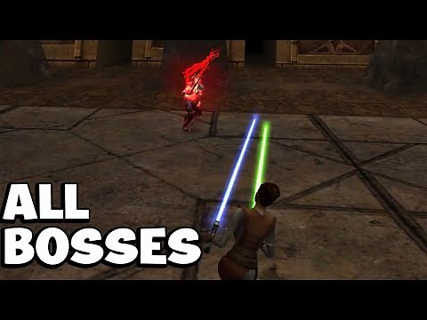 Star Wars Jedi Knight: Jedi Academy【ALL BOSSES】