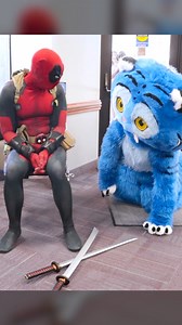 Deadpool meets Derpy the Tiger 🐯 #deadpool #deadpoolcosplay #kpopdemonhunters #cosplay #anime | Pids