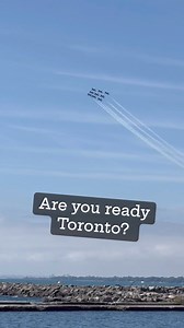Are you ready Toronto? we take to the skies at about 2:45 today! Canadian International Air Show | Canadian Forces Snowbirds