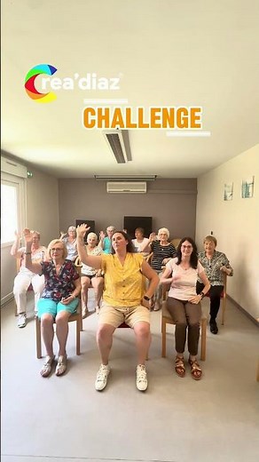 Try This Sitting Down: Creadiaz challenge #chair #creadiaz #chairexercises #SitMoveSmile