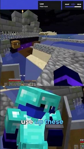 The Sponge Struggle is Real - Draining Water in Minecraft #minecraft