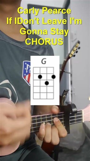 Ukulele Tutorial Carly Pearce If I Don't Leave I'm Gonna Stay