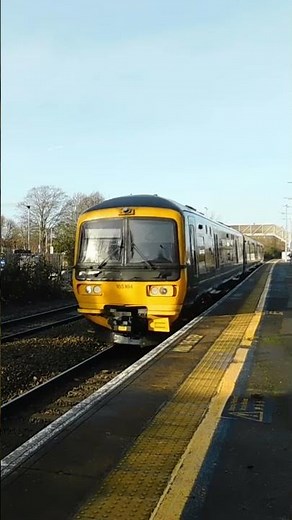 GWR Class 165 departing Trowbridge