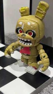The spring lock failure #fivenightsatfreddys #springlock #funkosnaps #stopmotion