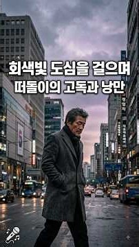 회색빛 도심을 걸으며 #트로트 #대중가요연주
