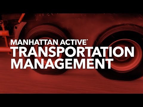 Transportation Optimization with Manhattan Active® Transportation Management