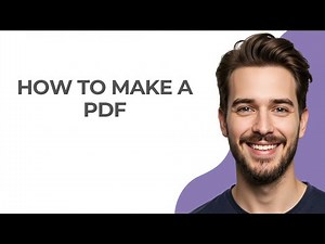 How To Make A PDF - GUIDE!