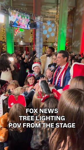 My view of the FOX NEWS Christmas Tree lighting—LIVE from the stage 🌲 Did you watch? 👀 It was MAGICAL! 🙏 p | Steve Doocy
