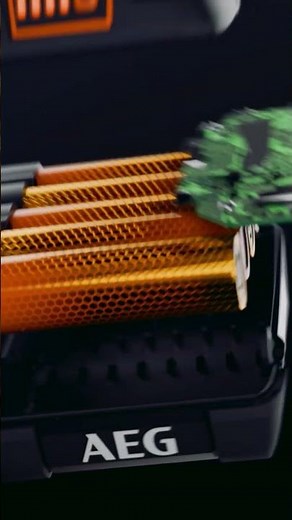 Push your tools harder for longer with the AEG 4Ah FORCE TABLESS Battery.