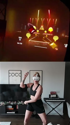 dance, dance 🕺🏼 #fyp #vrgaming #metaquest #beatsabervr #beatsaber