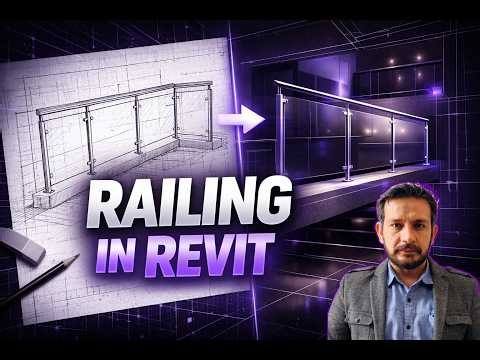 14 How to Make Railing in Revit 2024 - Bimagination Revit Course