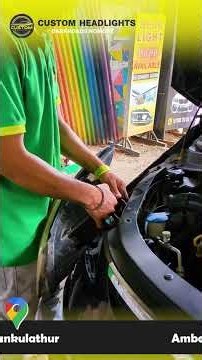 Black Hyundai i10 Turns into a Beast 🖤 | Bi-LED Headlight Projector + Red Devil Eye