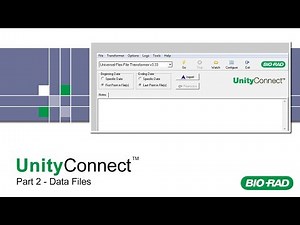 Bio-Rad UnityConnect Training - Part 2 - Data Files