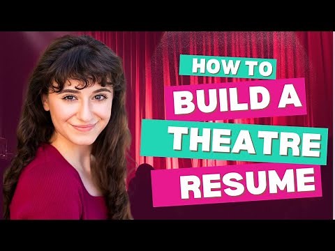 HOW TO MAKE A MUSICAL THEATRE RESUME (THAT CASTING DIRECTORS ACTUALLY WANT TO READ)