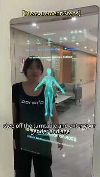 3D Body scanner equipment usage introduction