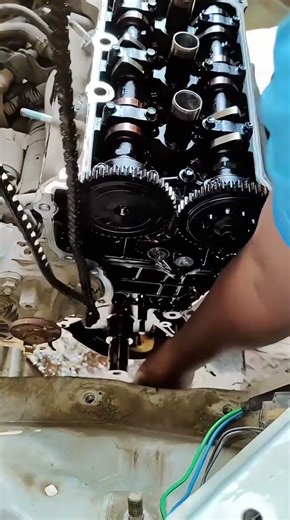 Timing Chain Service | Engine Repair Process #shorts #diy #mechanic #engine #diycrafts #automobile