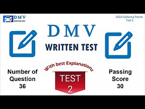 California DMV Written Test with best Explanations #2