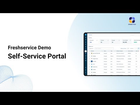 Freshservice DEMO : Self Service Portal By Demeter ICT