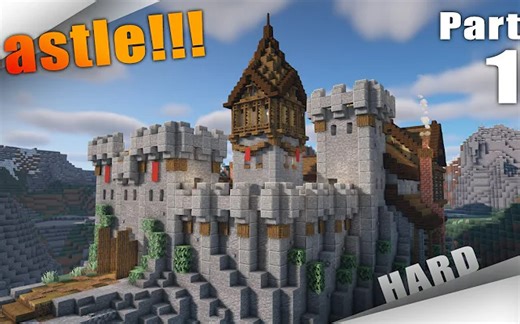 【建筑教程】如何建造一个双人中世纪城堡（Part 1）