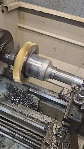 Worm drive speed reducer shaft turning underway! Thanks so much for Your buisness! | Union Machine and Fabrication