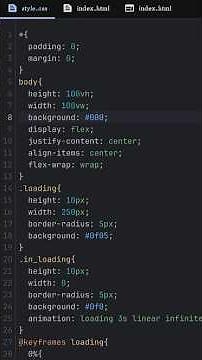 CSS Loading Animation Tutorial | HTML & CSS Loading Screen
