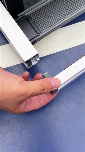 Trying the easiest foldable door to install on the internet! 😏