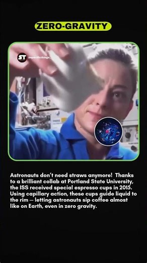 Zero-Gravity Espresso Cup That Changed Space Travel . #factshorts #shortsfeed #viralshorts #space