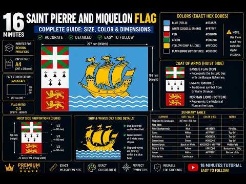 Saint Pierre and Miquelon Flag