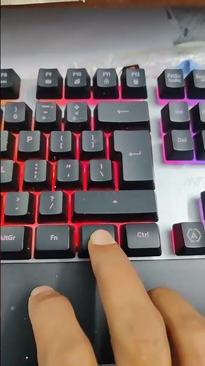 Keyboard RGB settings ant esports