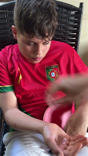 Nathan is doing oil therapy with doTERRA frankincense. #autism #tourrettesyndrome #doterra