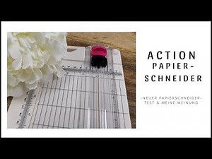 #Actionpapierschneider ~Neuer Action Papierschneider ~ Unboxing & Test
