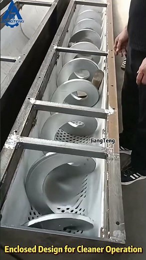 Shaftless Screw Conveyor Advantages | Compact Design for Industrial Material Handling