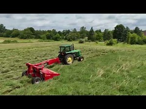 How I cut a beautiful field of hay