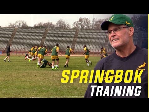 SPRINGBOKS Field Warm-up & Training ahead of ITALY | Springbok Training 2025