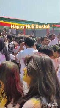 Happy Holi Dosto! #share #cirquedeholi #holi #boostup #event #minivlog #delhi #likeandsubscribe
