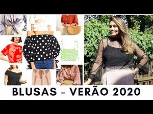 100 BLUSAS TENDÊNCIAS DO VERÃO 2020 - Marcia Gabriel