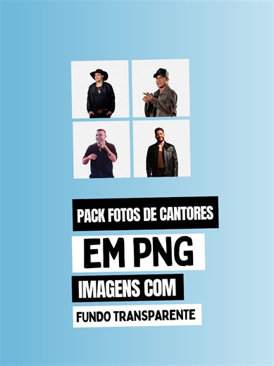 Pack Fotos de Cantores de em PNG, 90 Arquivos, 40 Pastas (Imagens com Fundo Transparente) BAIXE GRÁTIS https://www.mediafire.com/file/zsji19smse0hu3a #kelcds #png #fotopng