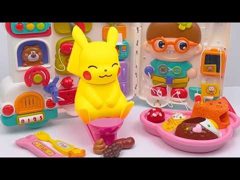 Satisfying ASMR Pokémon Pikachu Potty Training & Yummy Meals! Relaxing Toy Unboxing