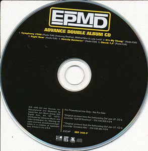 EPMD - Advance Double Album CD