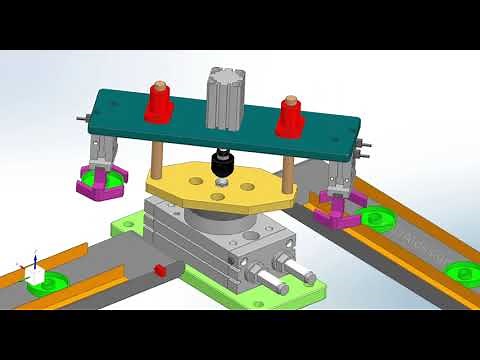 Automation Pick and Place Rotary Cylinder Mechanism