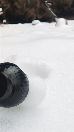 Watch This Perfect Snowball! ☃️#shorts