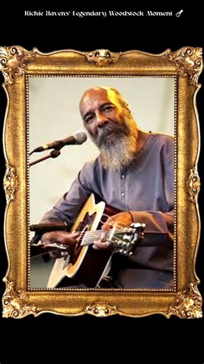 Richie Havens’ Legendary Woodstock Moment 🎸 #motivation #quotes #facts