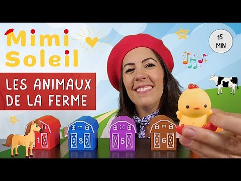 Découvrir les animaux de la ferme en français – Comptines pour enfants