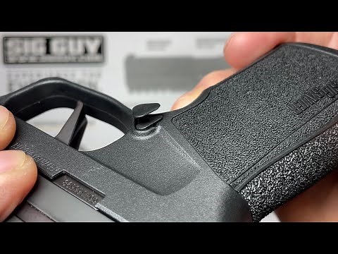 SIG Sauer P365 xMacro magazine release removal and installation