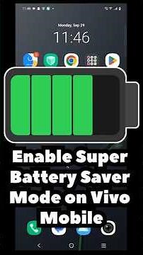 Enable Super Battery Saver Mode on Vivo Mobile