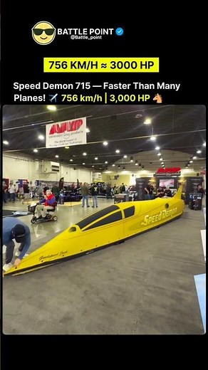 Speed Demon 715 – The World’s Fastest Piston Car at 756 km/h! 🚀