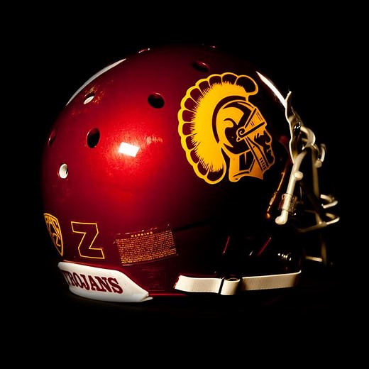 USC's football helmets are iconic, so we followed them to the factory to see the paint job from start to finish. #FightOn | USC Trojans