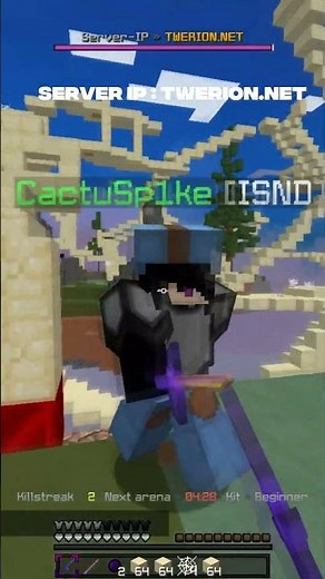 Minecraft best cracked build ffa server #minecraft #server #buildffa #texturepvp